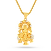 22K Gold Divine Lord Ganesha Pendant